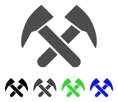 İş çekiç vektör simgesi