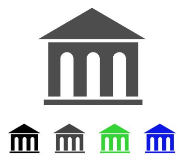 Müze oluşturma vektör simgesi