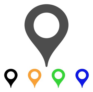 Harita işaretleyici vektör simgesi