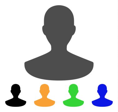 Kişi vektör simgesi