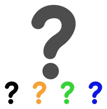 soru vektör simgesi