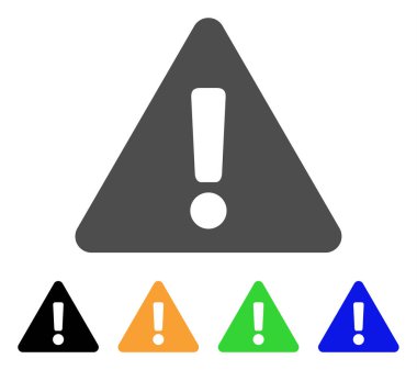 Uyarı vektör simgesi