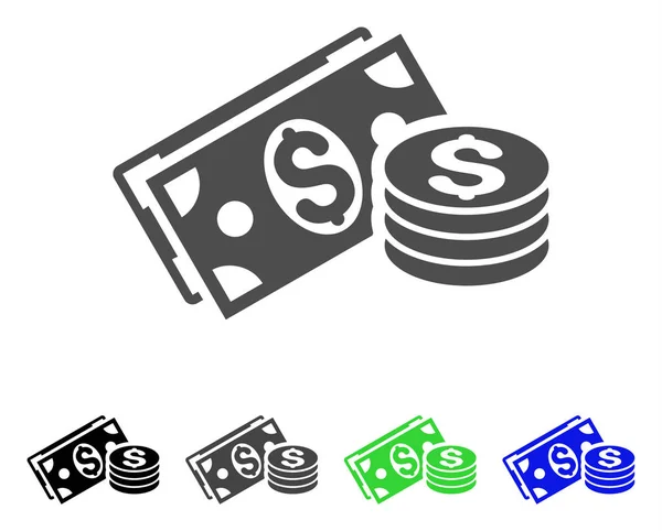 Dollar cash vecteur icône — Image vectorielle