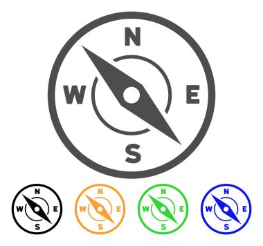 Pusula vektör simgesi