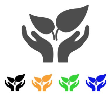 Eco başlangıç vektör simgesi