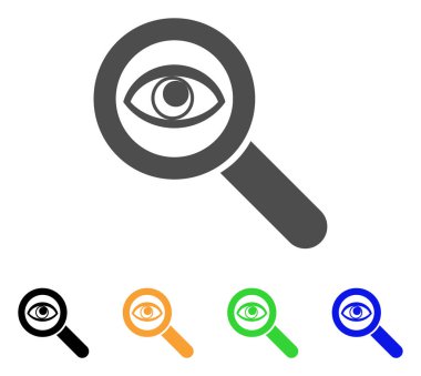 Göz keşfetmek vektör simgesi