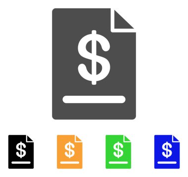 Fatura vektör simgesi