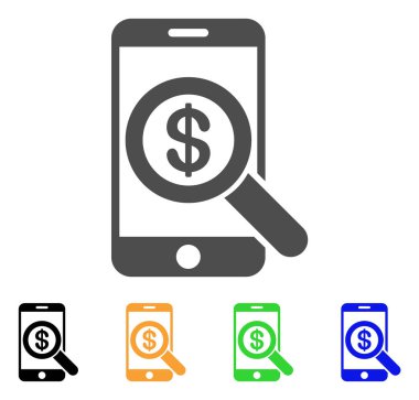 Telefon denetim vektör simgesi