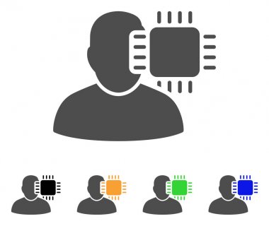 Nöro arabirim vektör simgesi