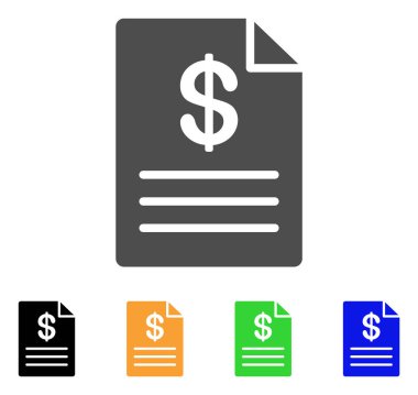 Fiyat listesi vektör simgesi