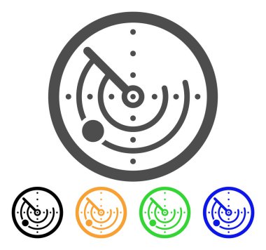 Radar vektör simgesi