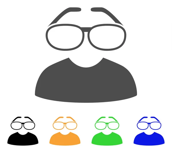Smarta glasögon vektor symbol — Stock vektor