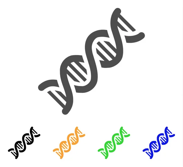 Dna Spiralvektorsymbol — Stockvektor