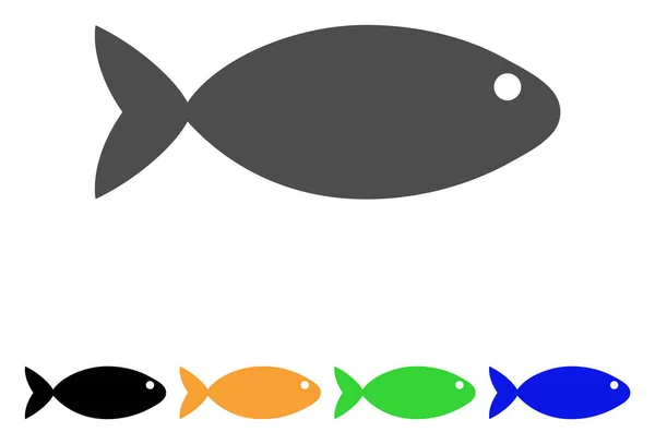 Ícone do vetor peixe —  Vetores de Stock