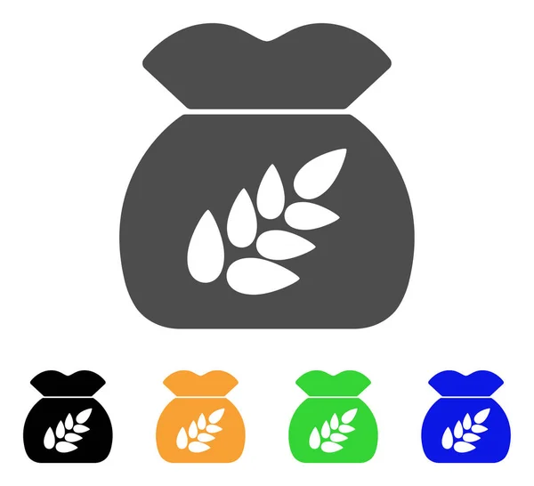 Icona vettoriale della vendemmia del grano — Vettoriale Stock