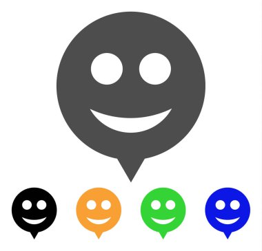 İpucu gülümseme vektör simgesi