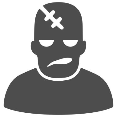 Nöroloji hasta düz simgesi