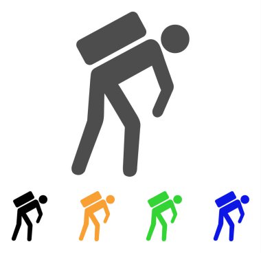 Kurye vektör simgesi