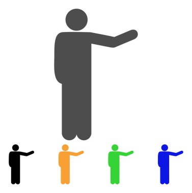 Adam vektör simge gösterilen