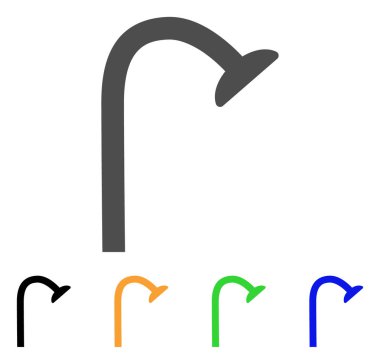 Duş Head vektör simgesi