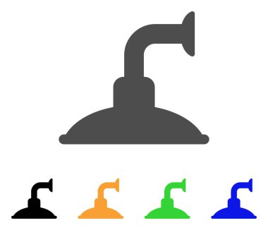 Duş Head vektör simgesi