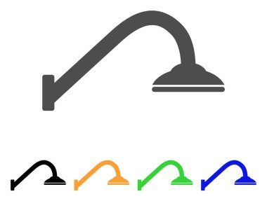 Duş boru vektör simgesi