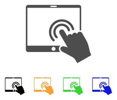 Tablet vektör simgesini çift tıklatın.