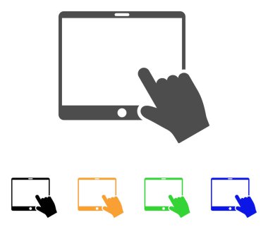 El işaretçisi Tablet vektör simgesi