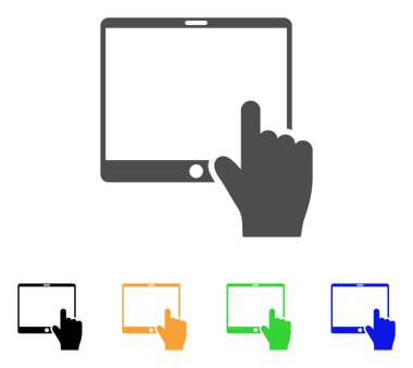 El Puan mobil Tablet vektör simgesi