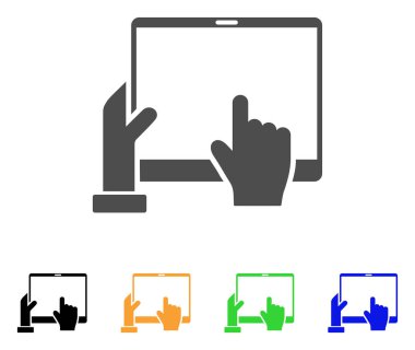 Pda vektör simge el Puan