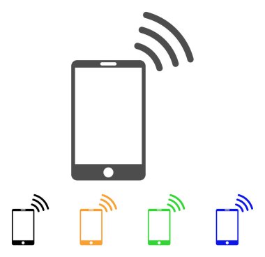 Mobil Wi-Fi sinyal vektör simgesi