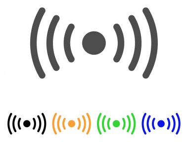 Wi-Fi noktası vektör simgesi