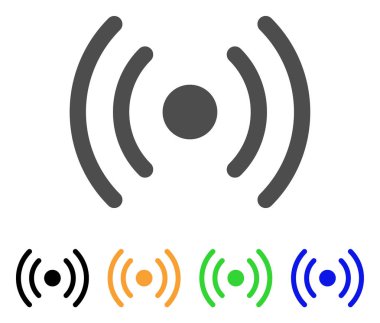 Wi-Fi kaynak vektör simgesi