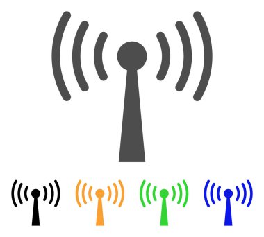 Wi-Fi istasyonu vektör simgesi