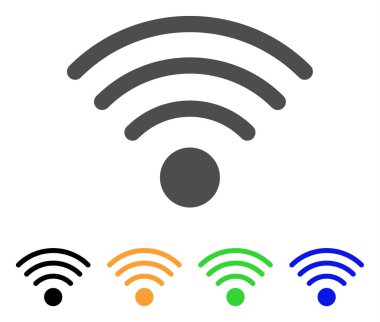 Wi-Fi kaynak vektör simgesi