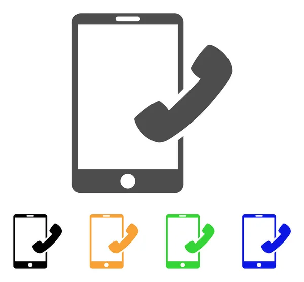 Hívja Smartphone Vector Icon — Stock Vector