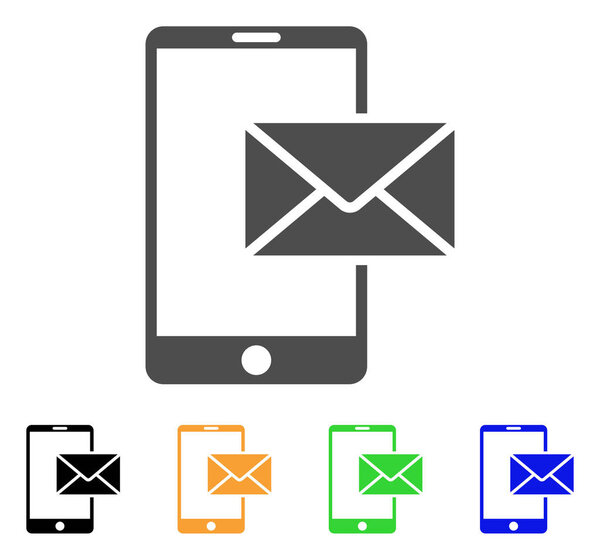 Мобильная почта Векторный Icon