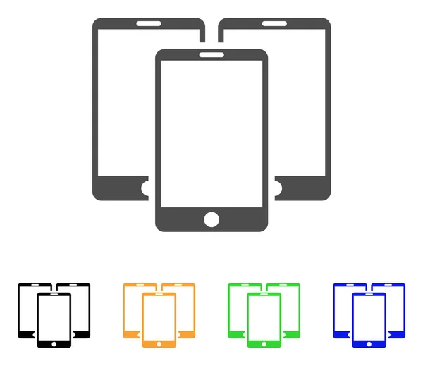 Mobile Phones Vector Icon — Stock Vector