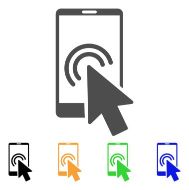 Ok Smartphone vektör simgesine çift tıklayın