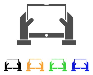 Tablet vektör simgesi-Tamam