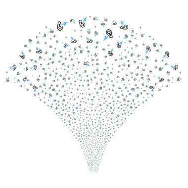 Kaynak işitme akışı simgeleri