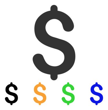 Doları vektör simgesi