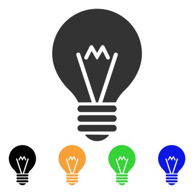 İpucu ampul vektör simgesi