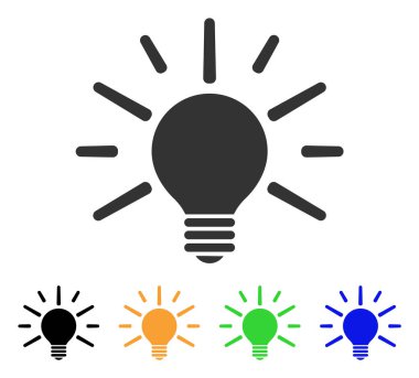 ampul vektör simgesi