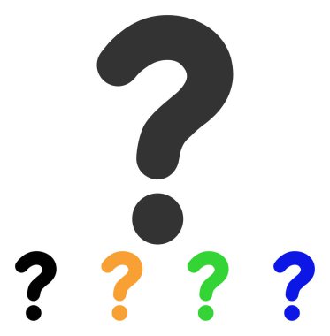 soru vektör simgesi