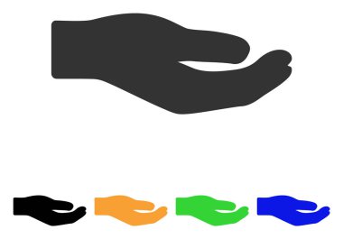 Paylaşım el vektör simgesi