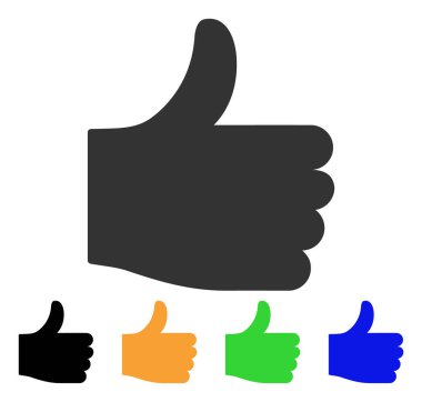 başparmak vektör simgesi