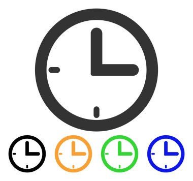 Zaman vektör simgesi