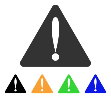 Uyarı hata vektör simgesi