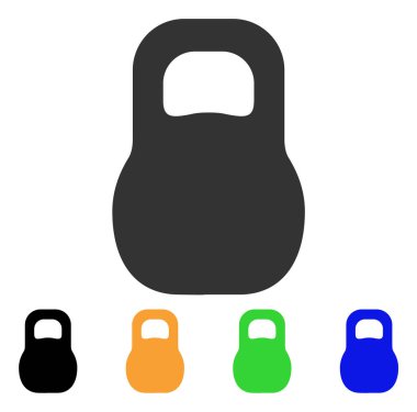 Ağırlık demir vektör simgesi